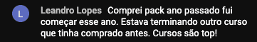 Depoimento original de aluno 7