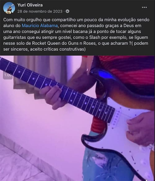 Depoimento original de aluno 11